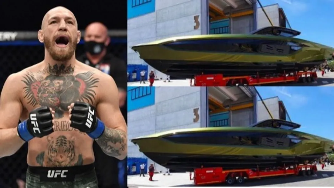 Conor Mcgregor s’offre un yacht grandiose de la marque lamborghini :